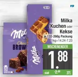 Edeka Milka Kuchen oder Kekse Angebot