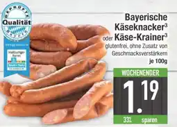 Edeka Bayerische Käseknacker oder Käse-Krainer Angebot