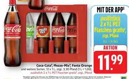Edeka Coca-Cola, Mezzo Mix, Fanta Orange Angebot