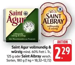 Edeka Saint Agur Vollmundig & würzig oder Saint Albray Angebot
