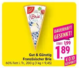 Edeka Gut & Günstig Französischer Brie Angebot