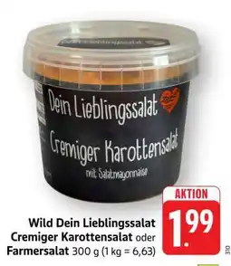 Edeka Wild Dein Lieblingssalat Cremiger Karottensalat oder Farmersalat Angebot
