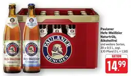 Edeka Paulaner Hefe-Weißbier Naturtrüb, Alkoholfrei Angebot