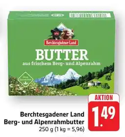 Edeka Berchtesgadener Land Berg- und Alpenrahmbutter Angebot