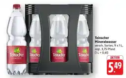 Edeka Teinacher Mineralwasser Angebot