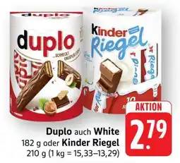 Edeka Duplo auch White oder Kinder Riegel Angebot