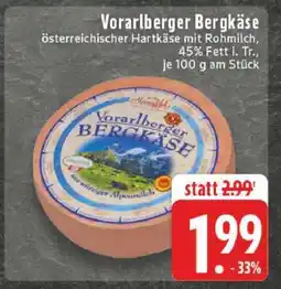 Edeka Vorarlberger Bergkäse Angebot