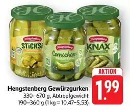 Edeka HENGSTENBERG Gewürzgurken Angebot