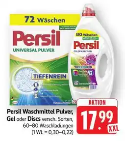 Edeka Persil Waschmittel Pulver, Gel oder Discs Angebot