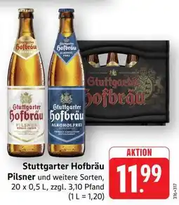 Edeka Stuttgarter Hofbräu Pilsner Angebot