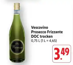 Edeka Vescovino Prosecco Frizzante DOC trocken Angebot