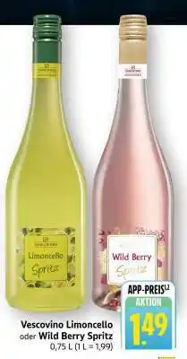 Edeka Vescovino Limoncello oder Wild Berry Spritz Angebot