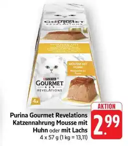 Edeka Purina Gourmet Revelations Katzennahrung Mousse Angebot