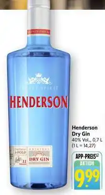 Edeka Henderson Dry Gin Angebot