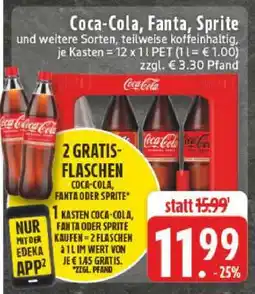 Edeka Coca­Cola/ Fanta/ Sprite Angebot