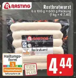 Edeka Rasting Rostbratwurst Angebot