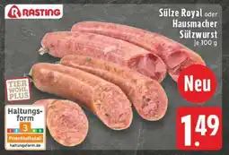 Edeka Sülze Royal oder Hausmacher Sülzwurst Angebot