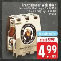 Edeka Franziskaner Weissbier Angebot