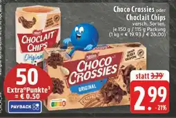 Edeka Choco Crossies oder Choclait Chips Angebot