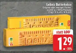 Edeka LEIBNIZ Butterkekse Angebot