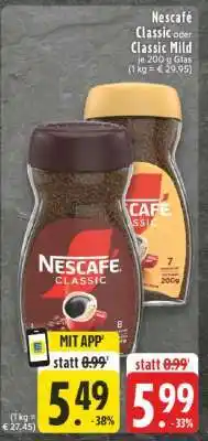 Edeka NESCAFÉ Classic oder Classic Mild Angebot