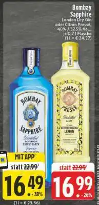 Edeka Bombay Sapphire Angebot
