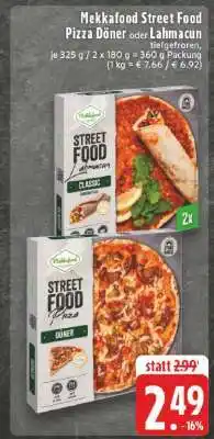 Edeka Mekkafood Street Food Pizza Döner oder Lahmacun Angebot