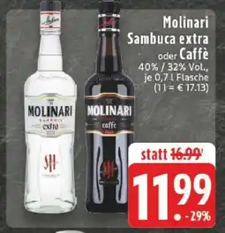 Edeka Molinari Sambuca extra oder Caffè Angebot