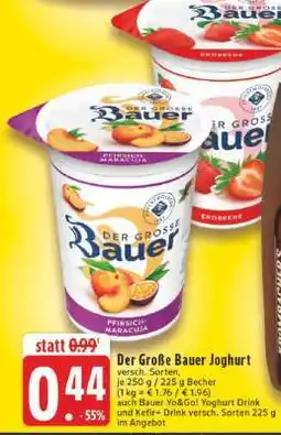 Edeka Der Große Bauer Joghurt Angebot