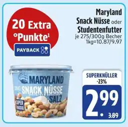 Edeka Maryland Snack Nüsse oder Studentenfutter Angebot