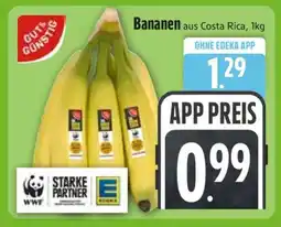 Edeka Bananen aus Costa Rica, 1kg Angebot