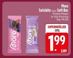 Edeka More Satisbite oder Soft Bar Angebot