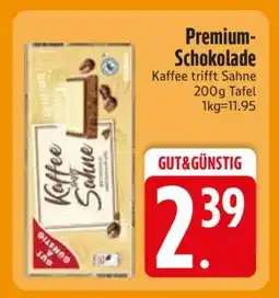 Edeka Premium-Schokolade Kaffee trifft Sahne Angebot