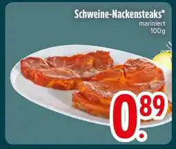 Edeka Schweine-Nackensteaks mariniert Angebot