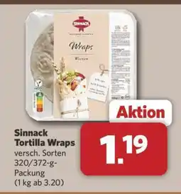 Combi Sinnack Tortilla Wraps Angebot
