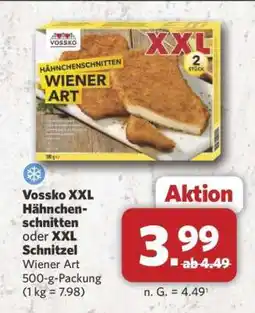 Combi Vossko XXL Hähnchenschnitten oder XXL Schnitzel Angebot