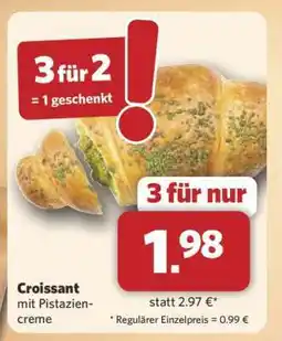 Combi Croissant mit Pistaziencreme Angebot