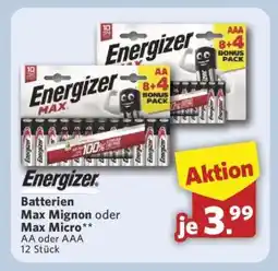 Combi Batterien Max Mignon oder Max Micro Angebot
