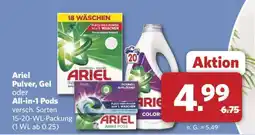 Combi Ariel Pulver, Gel oder All-in-1 Pods Angebot