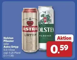 Combi Holsten Pilsener oder Astra Urtyp Angebot