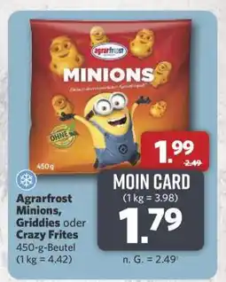 Combi Agrarfrost Minions, Griddies oder Crazy Frites Angebot