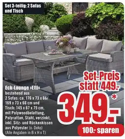 B1 Discount Baumarkt Eck-Lounge >>Elli«< Angebot