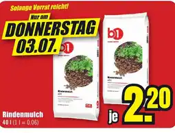 B1 Discount Baumarkt b1 Rindenmulch Angebot