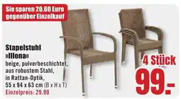 B1 Discount Baumarkt Stapelstuhl >>Illona<< Angebot