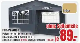 B1 Discount Baumarkt Falt-Pavillon Angebot