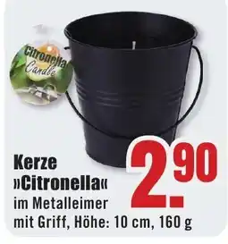 B1 Discount Baumarkt Kerze >>Citronella<< Angebot