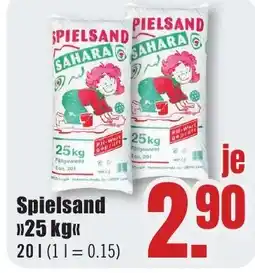 B1 Discount Baumarkt Spielsand SAHARA Angebot