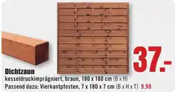 B1 Discount Baumarkt Dichtzaun Angebot