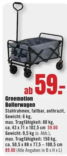 B1 Discount Baumarkt Greemotion Bollerwagen Angebot