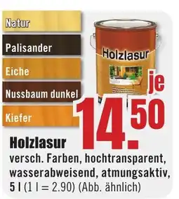 B1 Discount Baumarkt Holzlasur Angebot